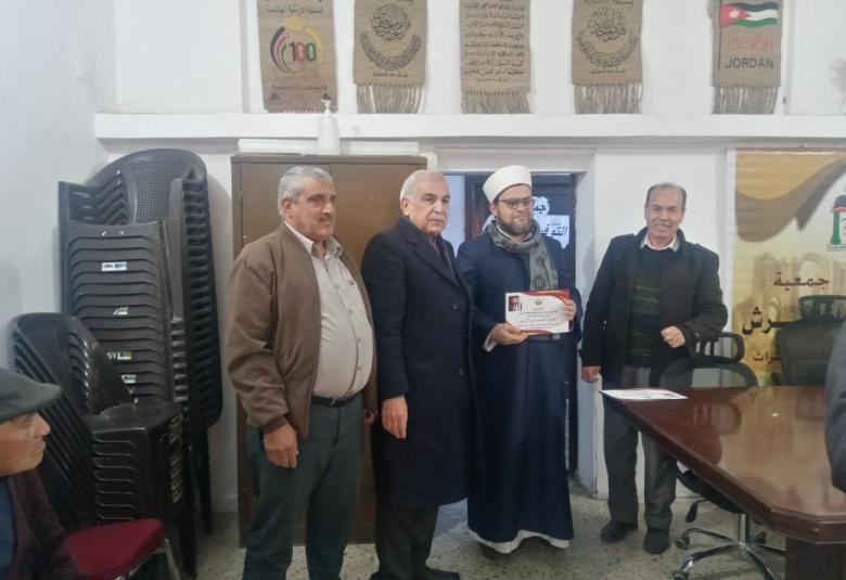 
<span>محاضرة دينية في وسطية جرش </span>
